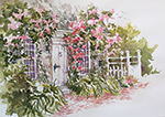 Jan Kilburn original watercolor, "Those Capes, vingnette"