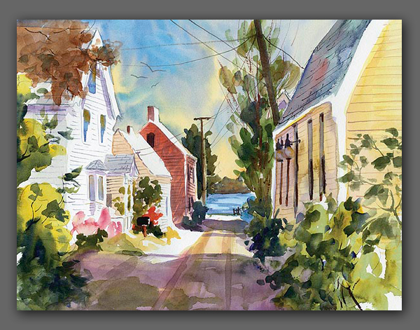 Jan Kilburn print, "New England Ambience Ii"