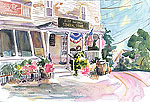 Jan Kilburn print from original watercolor, "General Store"