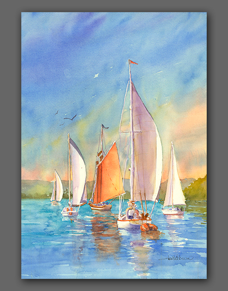 Jan Kilburn print, "Fairwinds"