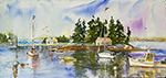 Jan Kilburn print, "McFarland Island"